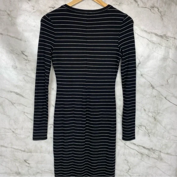 Marine Layer 🌷 Lexi Rib Striped Maxi Dress Sz S - Picture 6 of 13